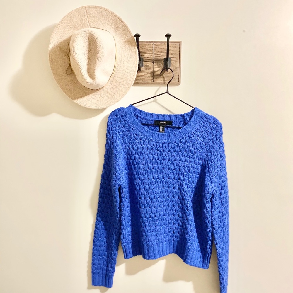 Forever 21 | Royal Blue Knit Sweater